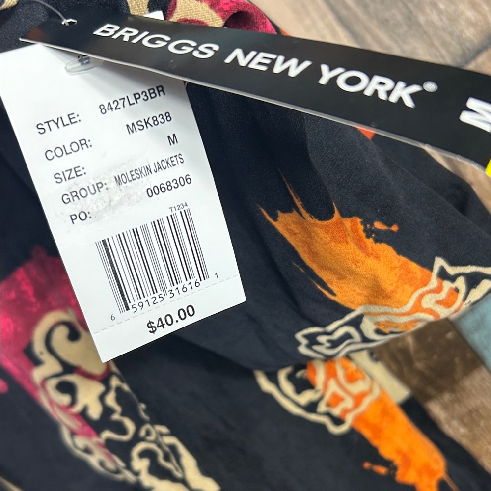 Briggs New York Multicolor Patterned Button Down … - image 3